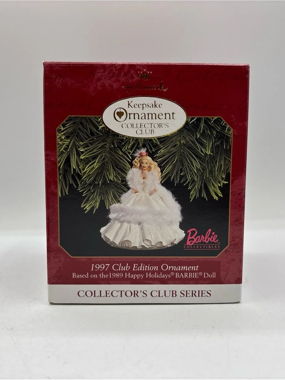 Hallmark Keepsake Ornament Collector Club Barbie 1997 Club Edition Ornament 2nd